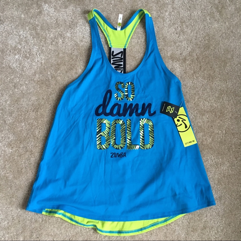 Zumba Loose tank, size S, NWT
